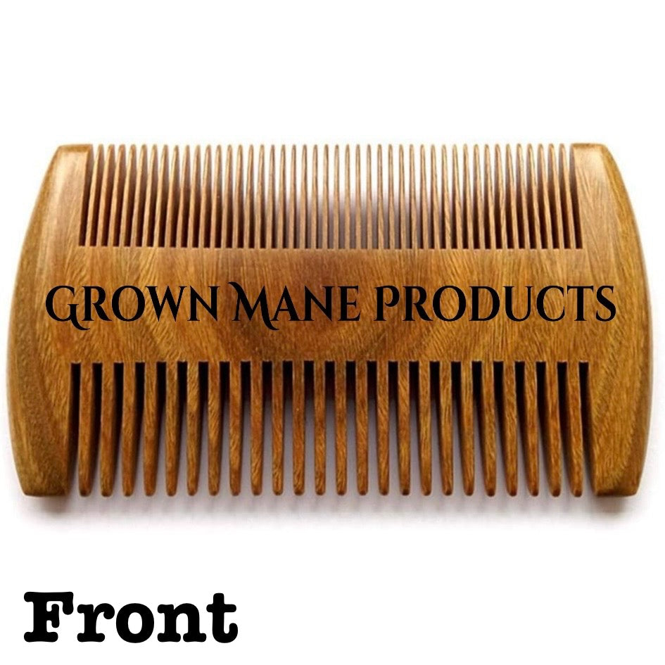 Custom Engraved Sandalwood Beard & Hair Comb