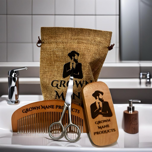 Grown Mane Products Complete Beard Care Kit